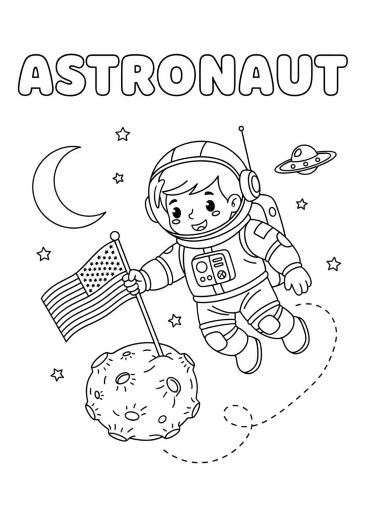 Coloringdrawing.com Astronaut