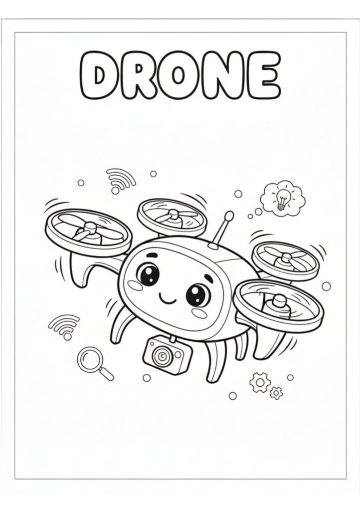 Coloringdrawing.com Dron