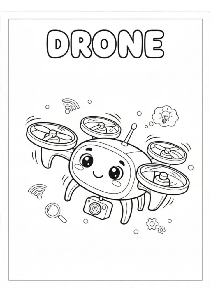 Coloringdrawing.com Dron