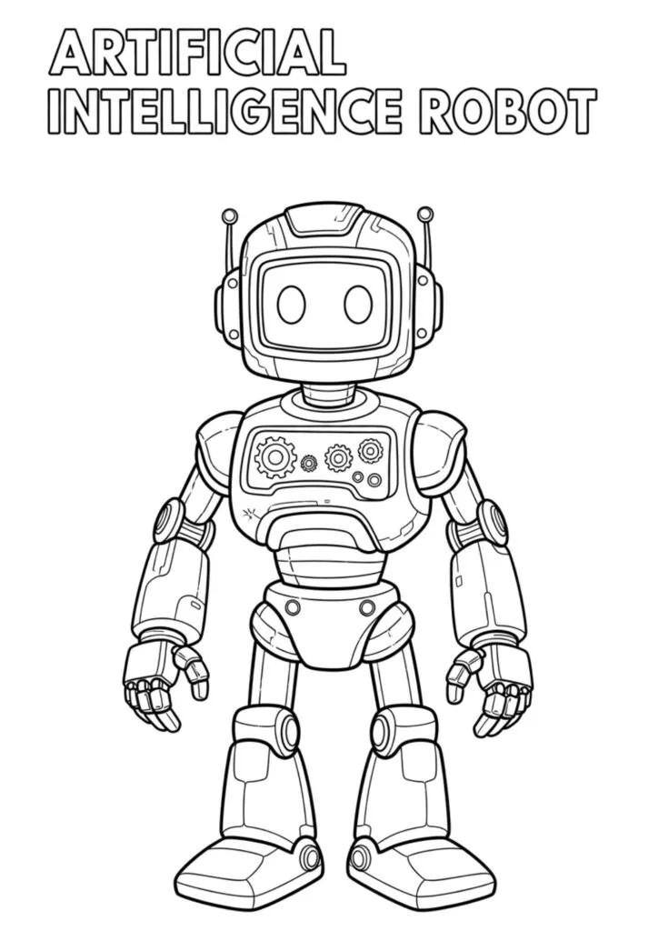 Coloringdrawing.com Robot1