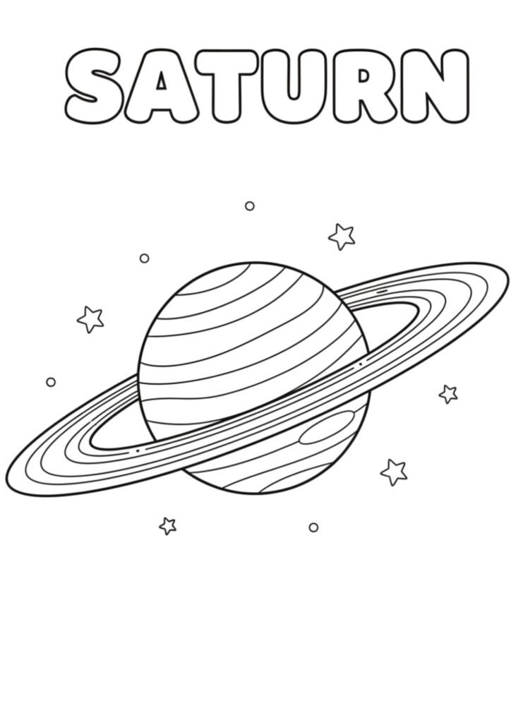 Coloringdrawing.com Saturn