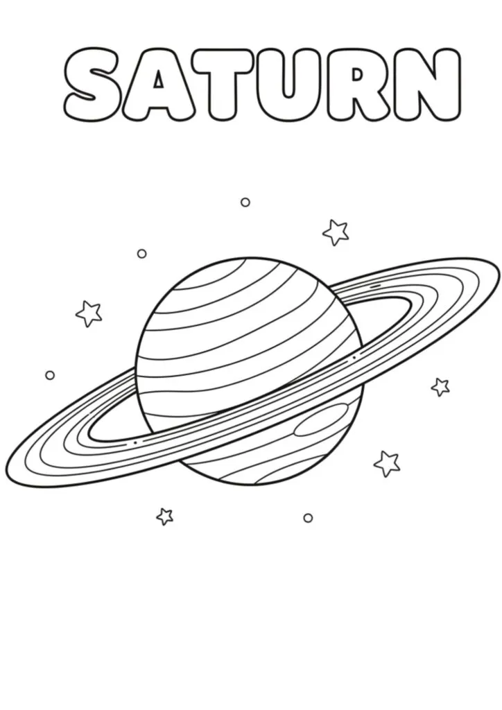 Coloringdrawing.com Saturn