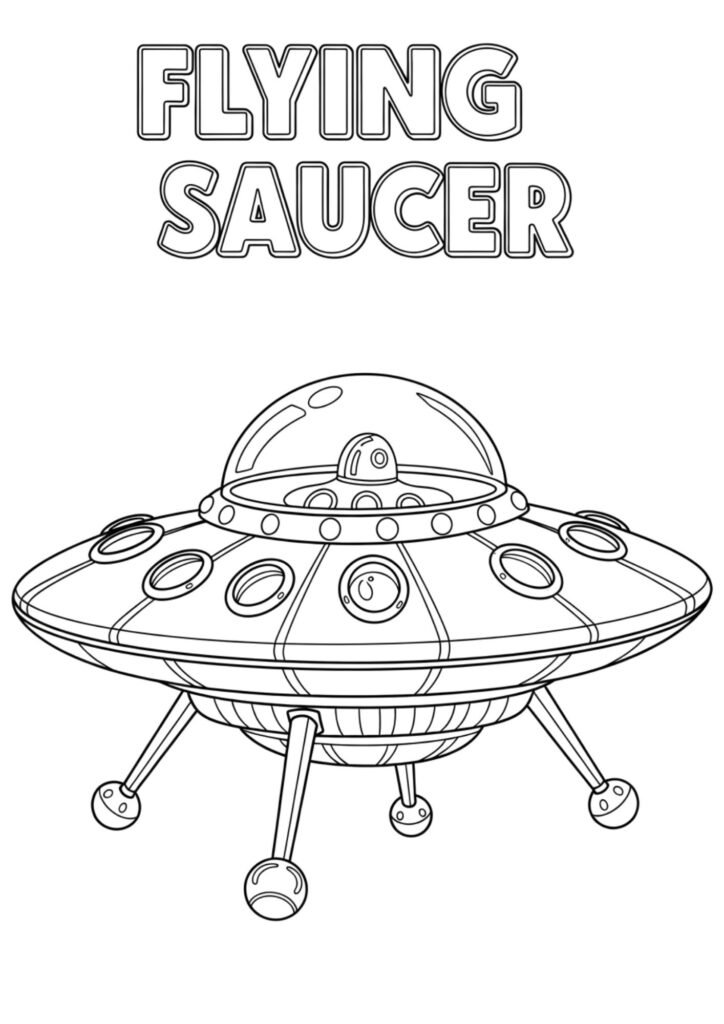 Coloringdrawing.com Saucer