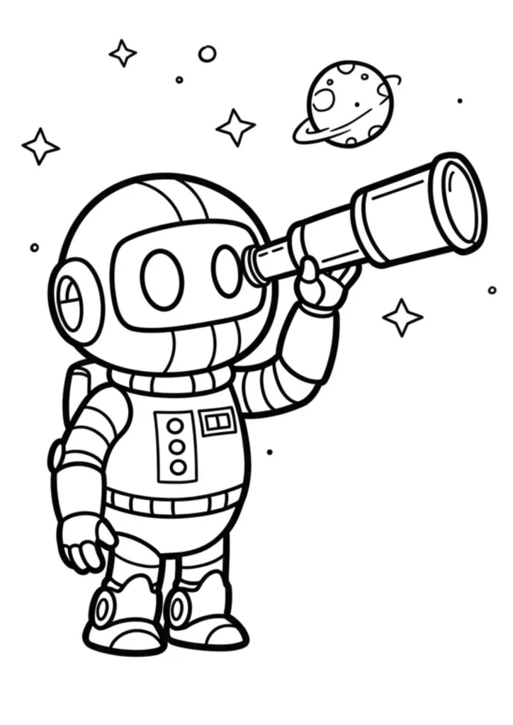 Coloringdrawing.com Spacesuiteboy