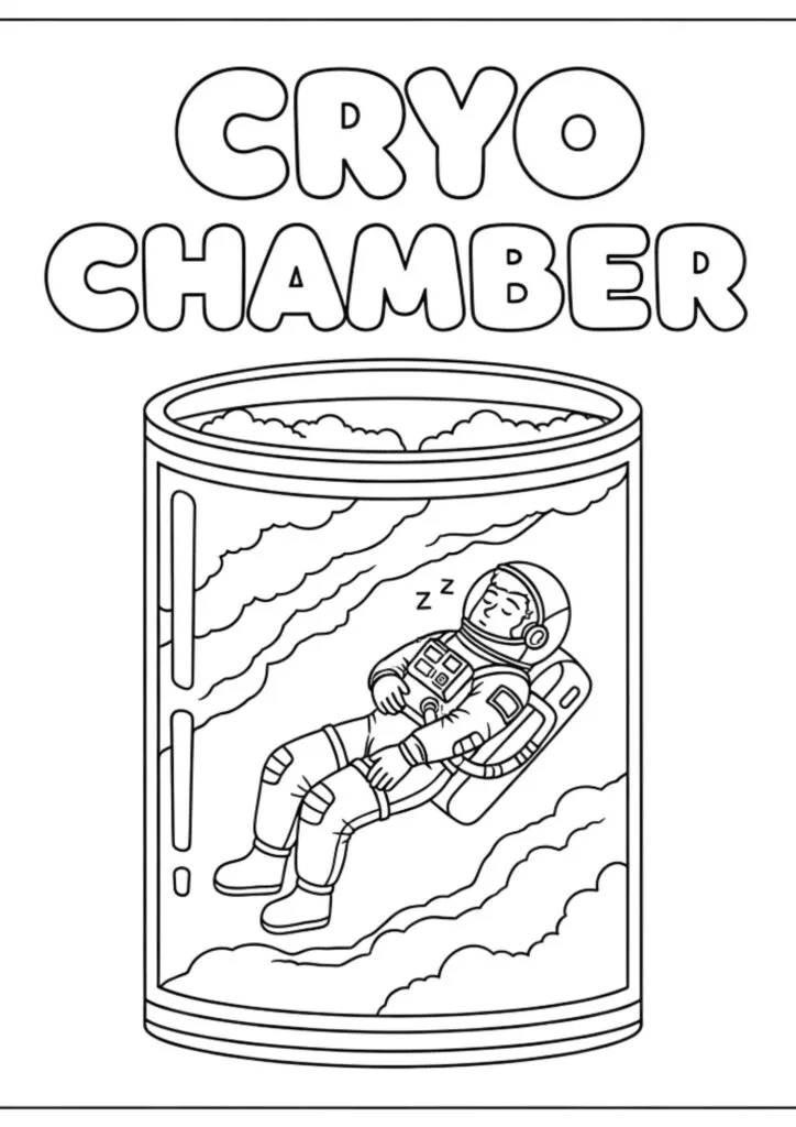 Coloringdrawing.com cryo chamber