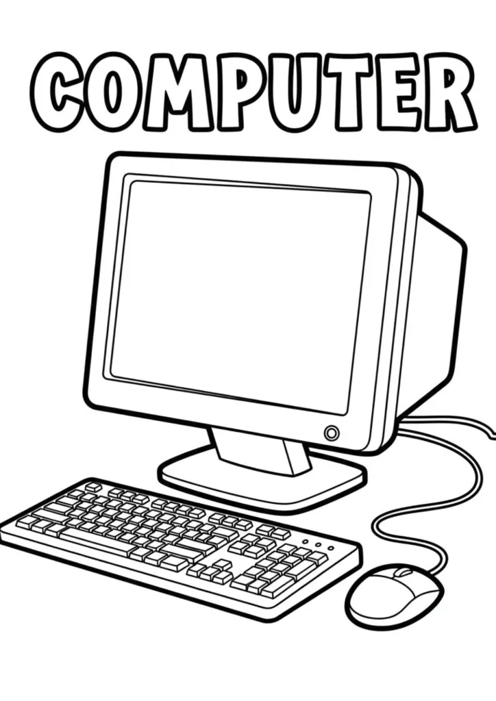 Coloringdrawing.com Computer