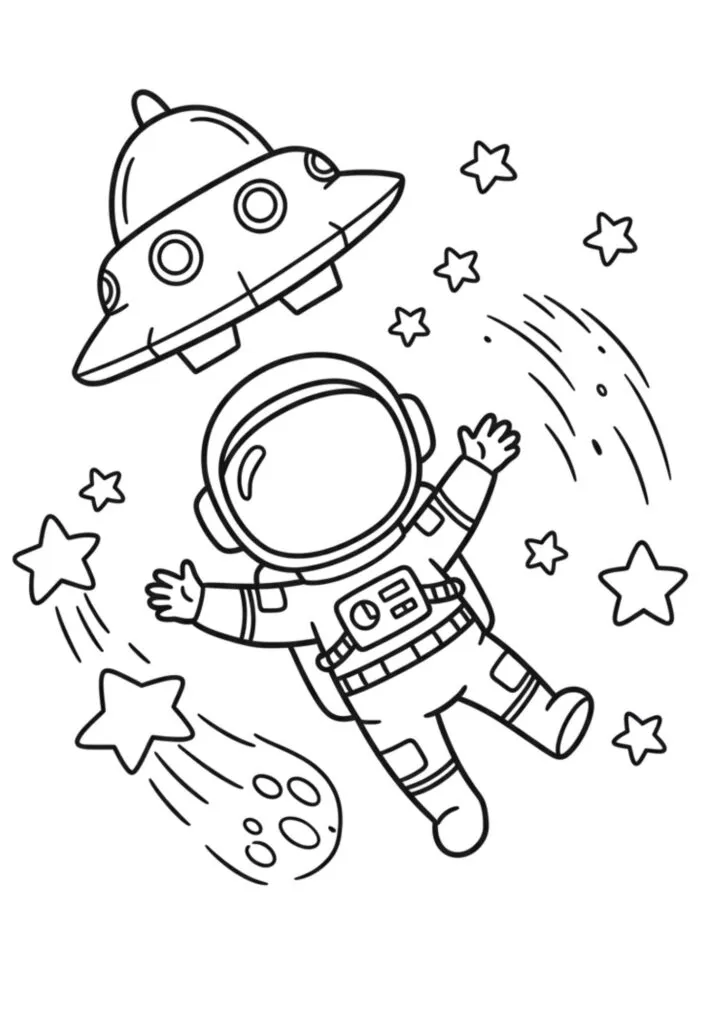 Coloringdrawing.com Space boy322