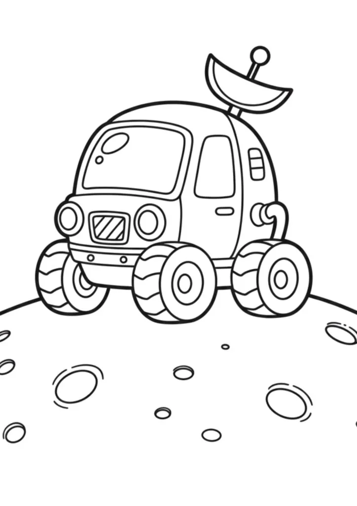 Coloringdrawing.com Space vehicle