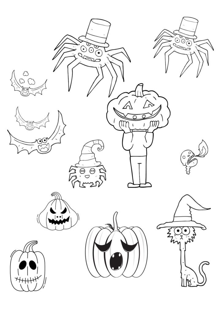 Creepy Pumkin spiders