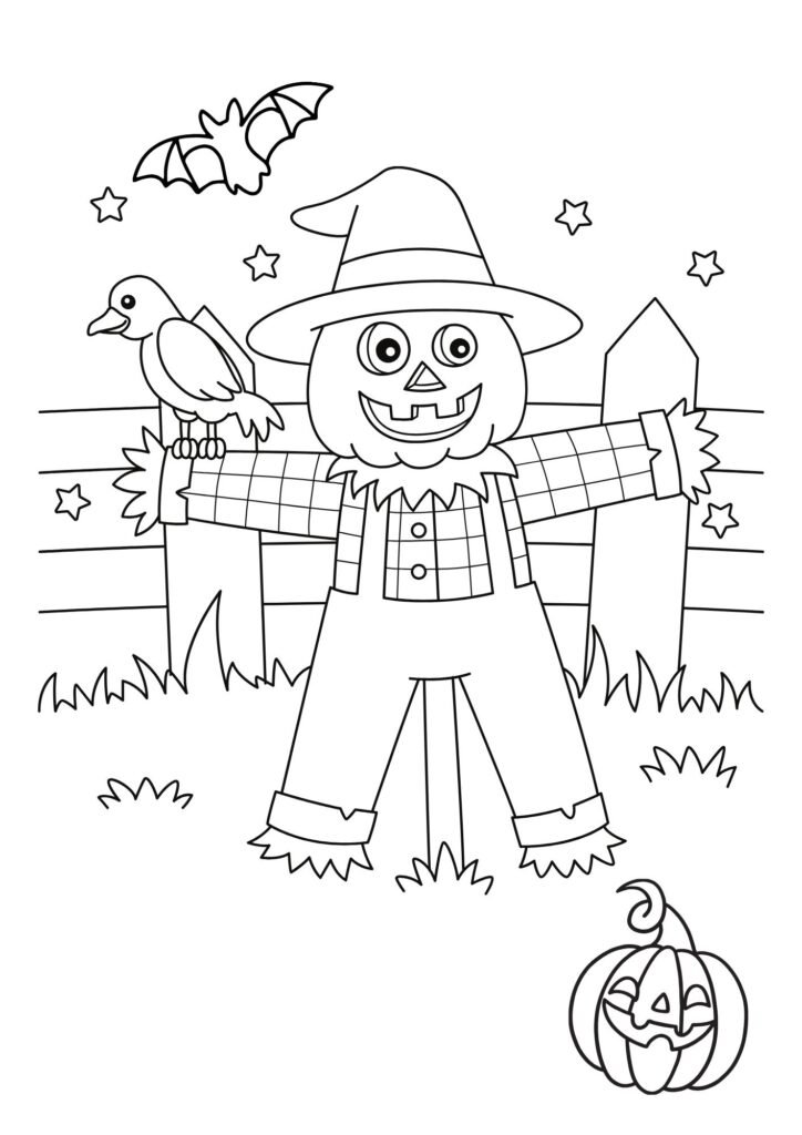 Scarecrow drawing