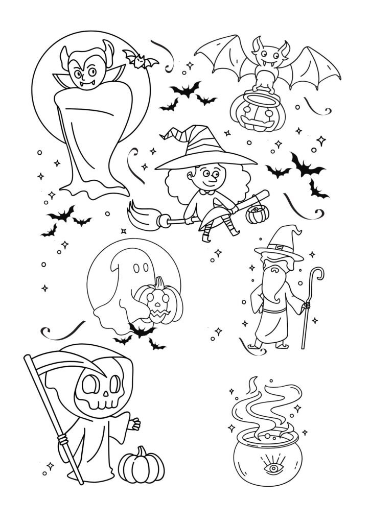 Spooky coloring