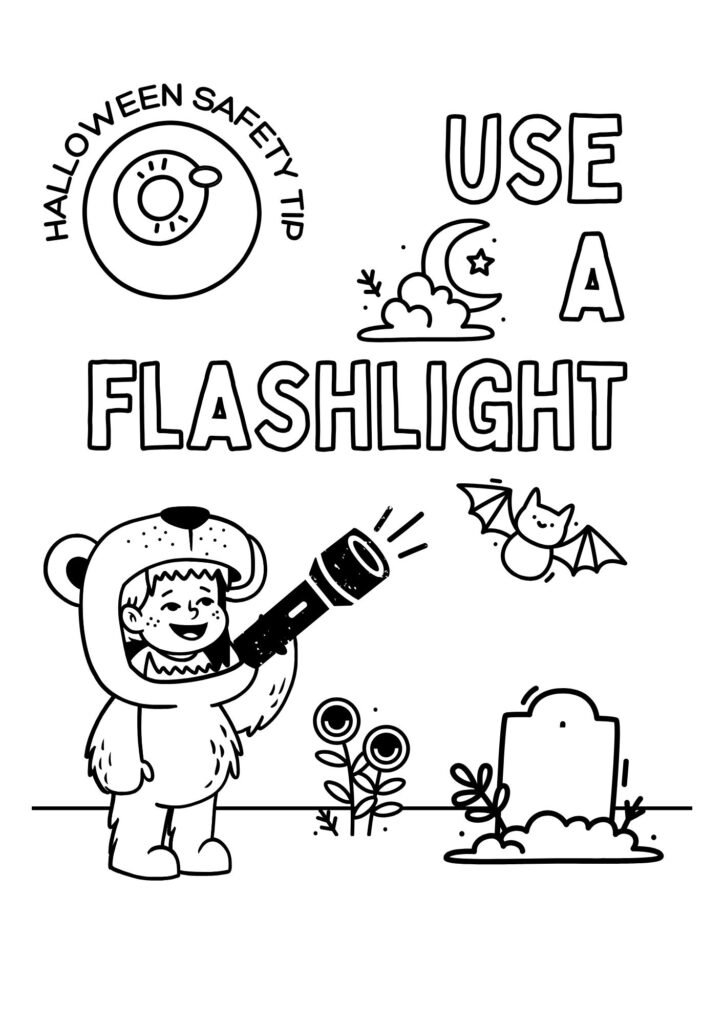 boy flash light