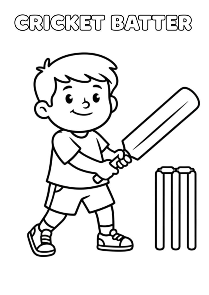 cricket coloring fun