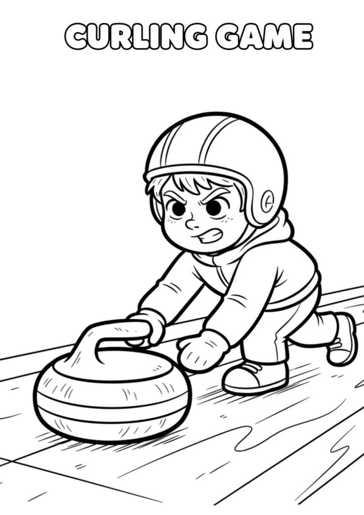curling coloriong 1
