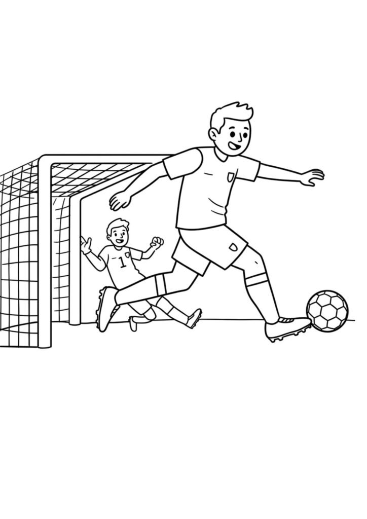 football coloring