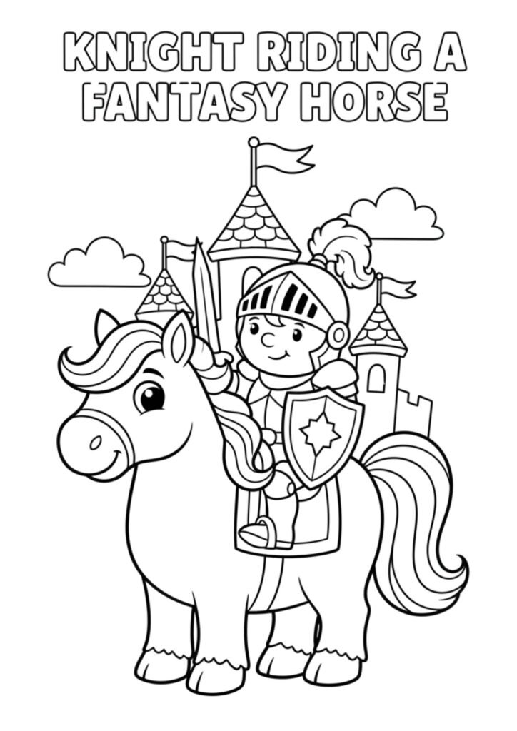 king on horse