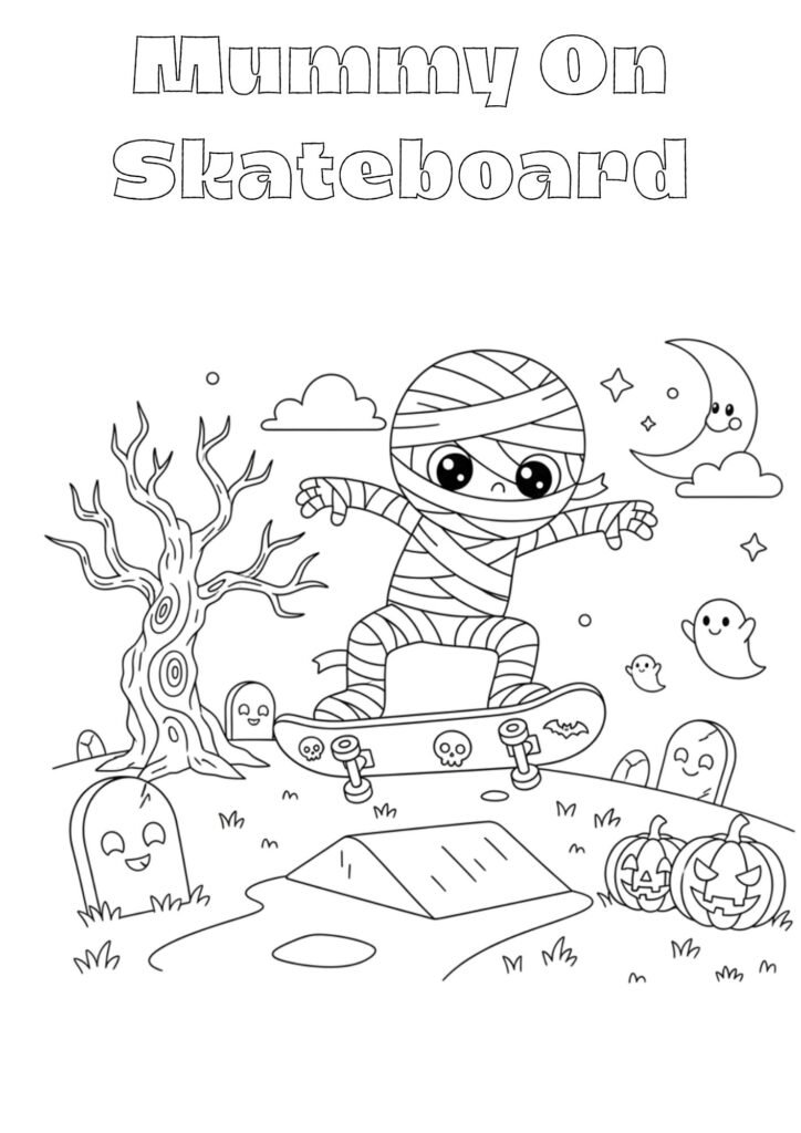 mummy skateboard 2