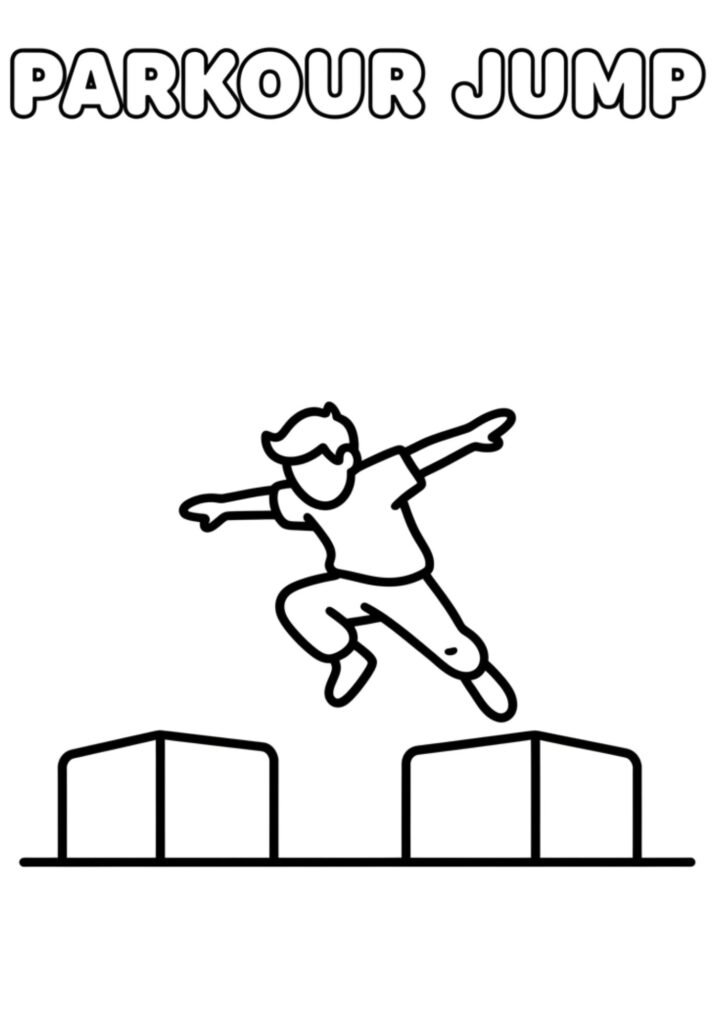 parkour jumping