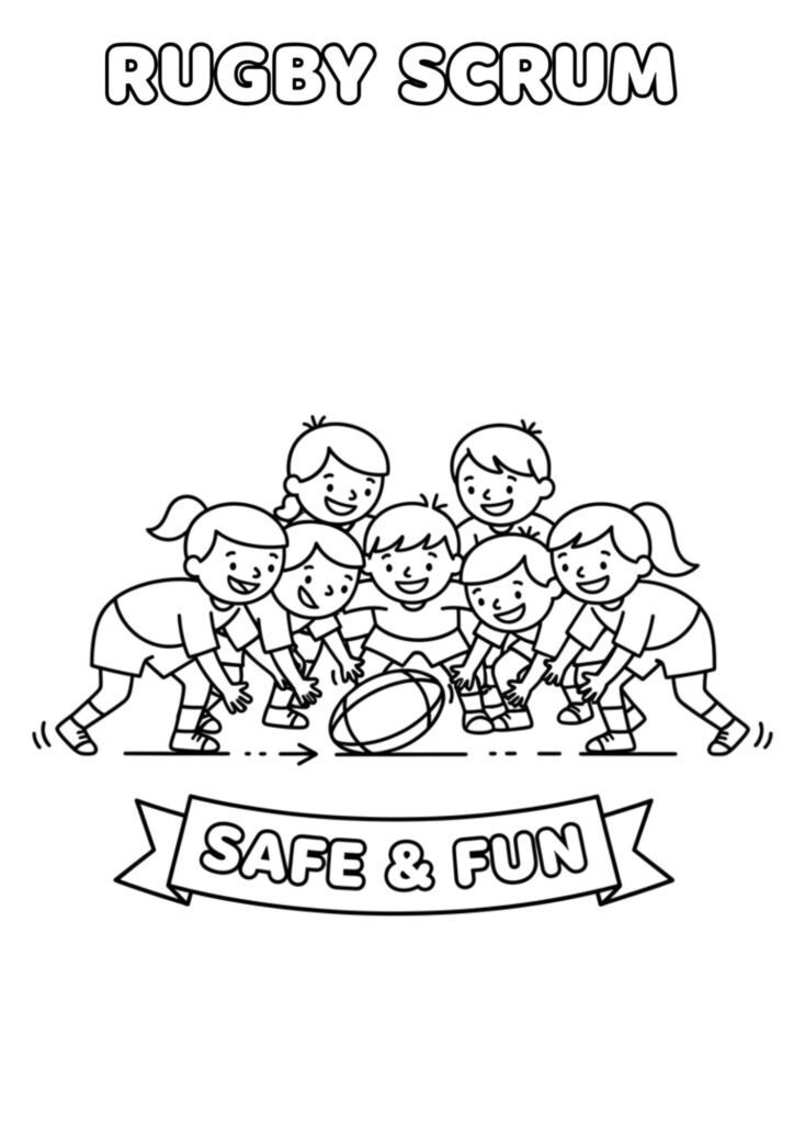 rugby coloriong 1