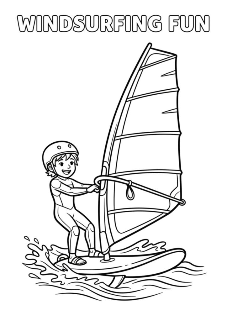 winfsurfing coloring