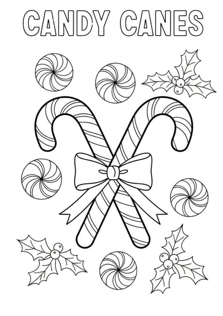 candy canes christmess