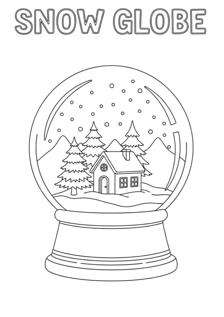 christmess anow globe