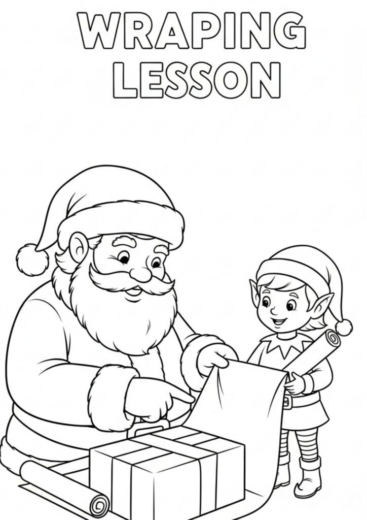 christmess wraping gifts