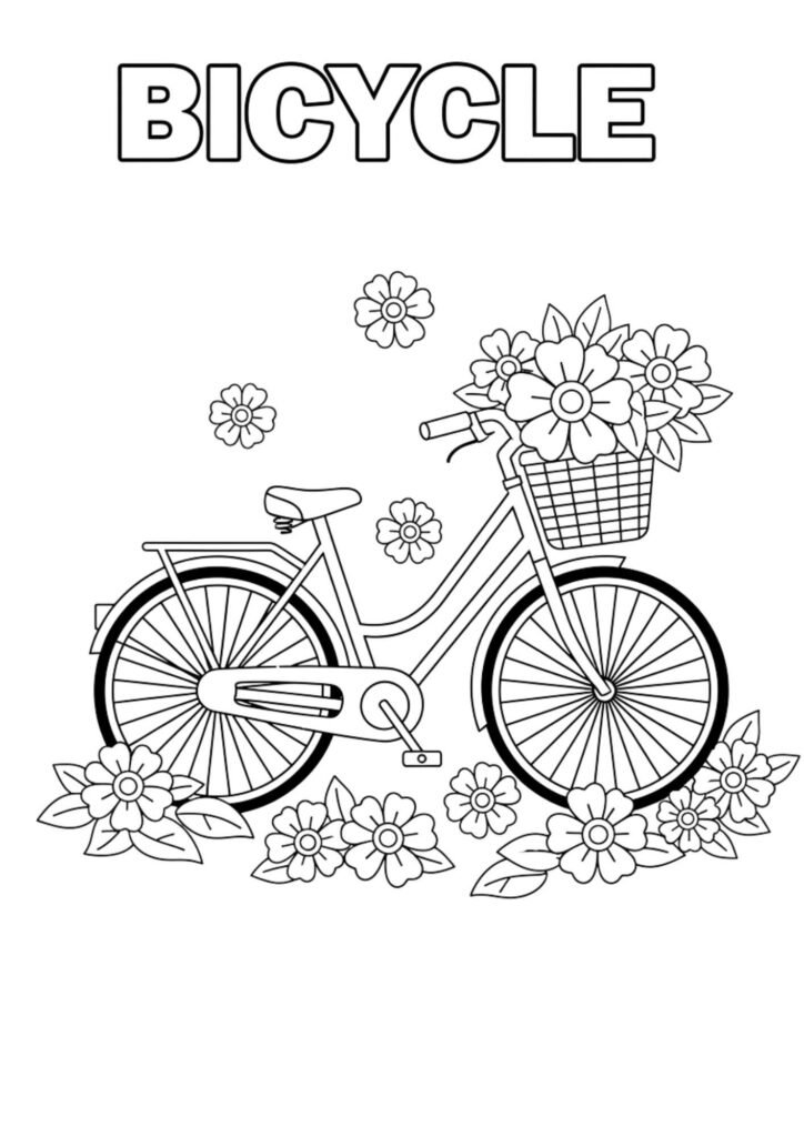 bicycle coloring