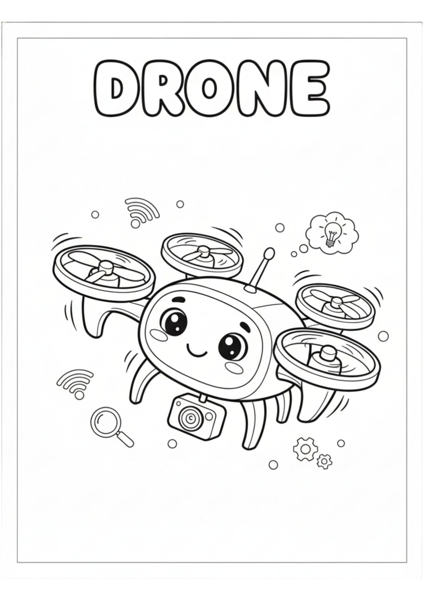 Coloringdrawing.com Dron
