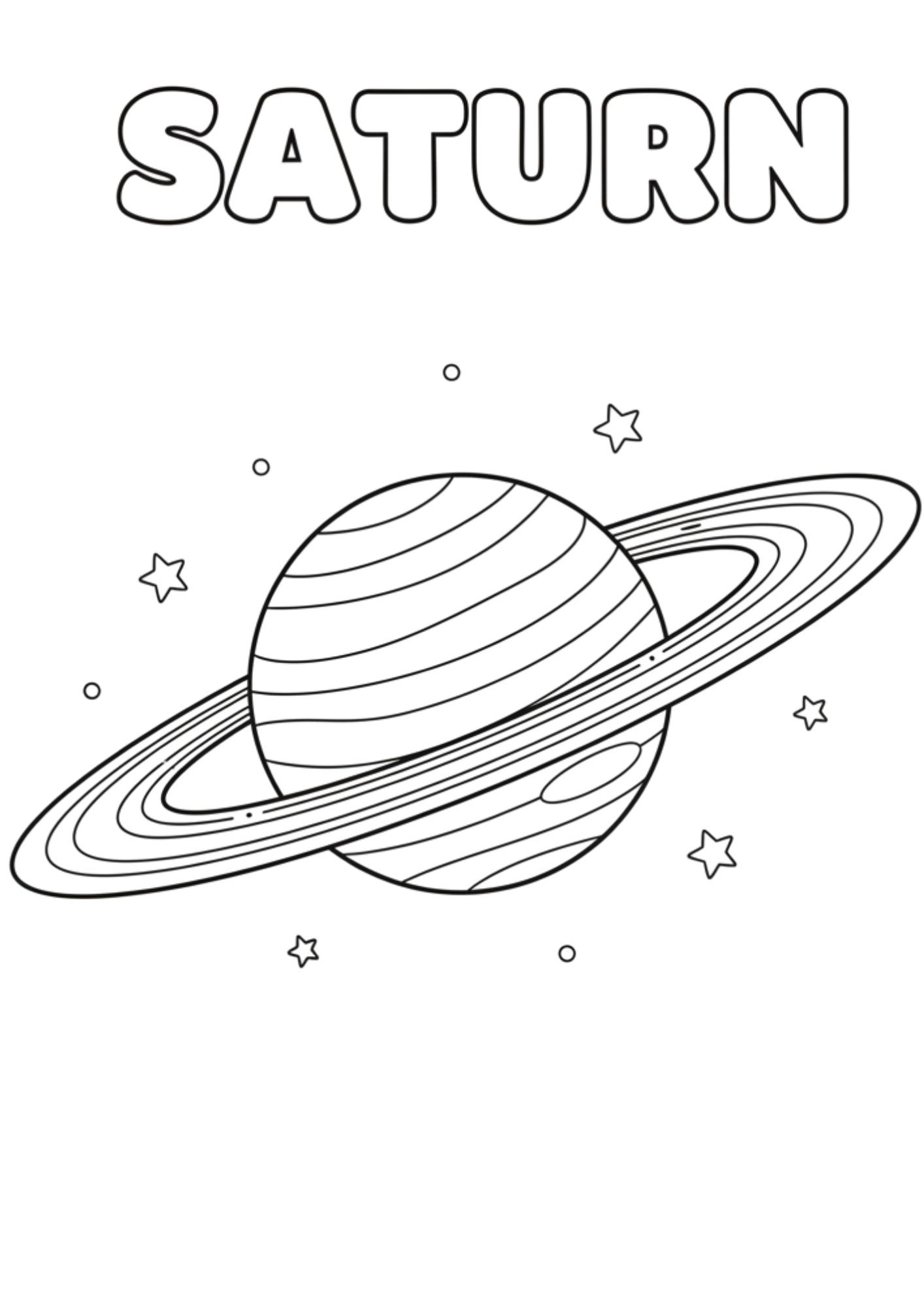 Coloringdrawing.com Saturn