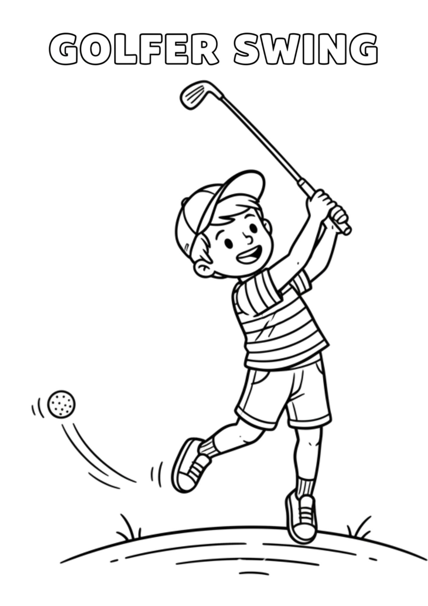 Golf coloring