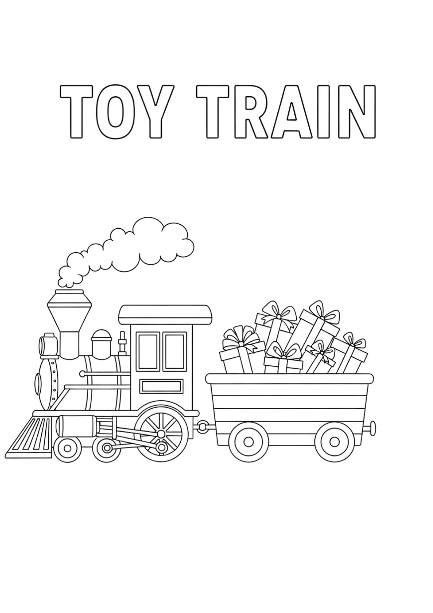 christmess toy train