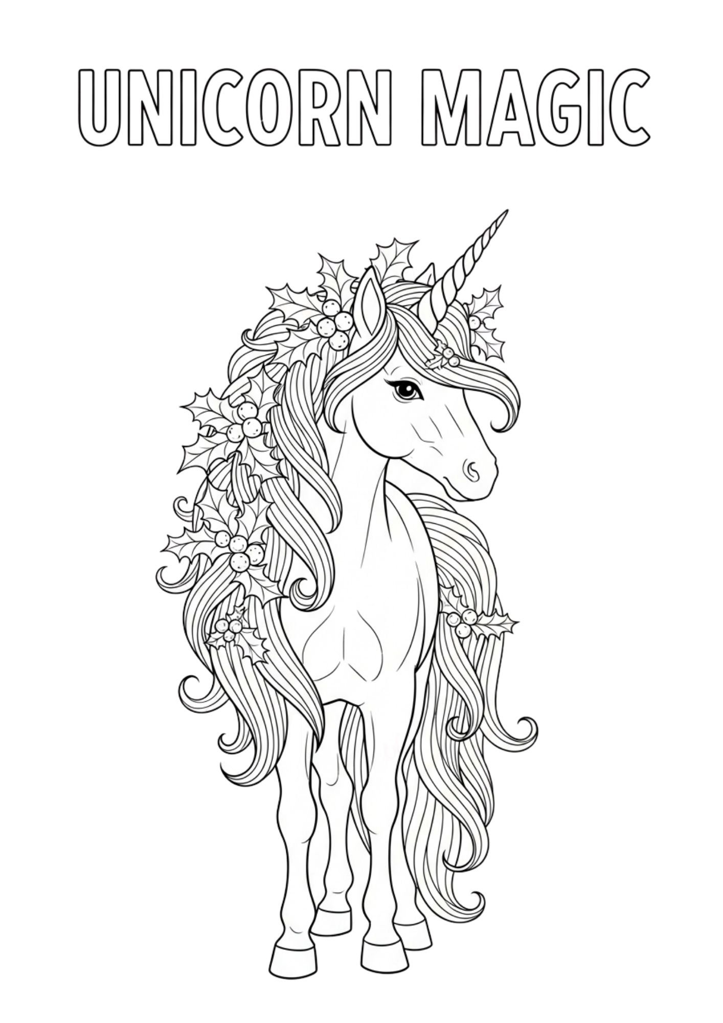 christmess unicorn