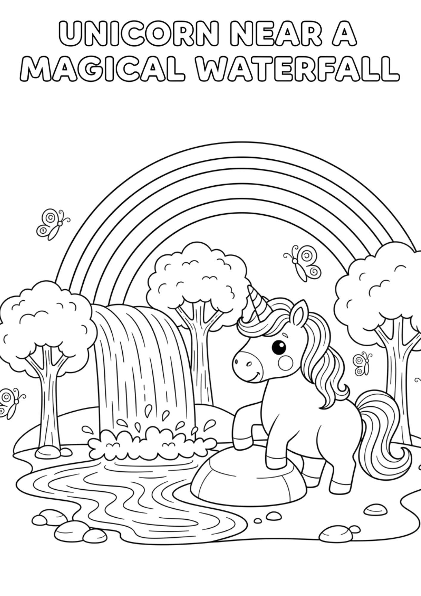 unicorn water fall